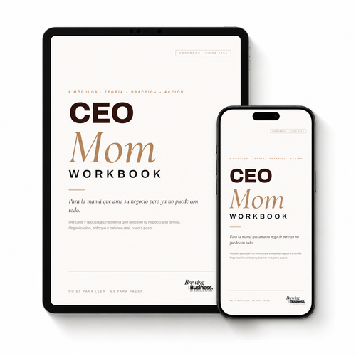 CEO Mom Workbook — portada
