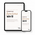 El negocio que funciona sin ti — portada