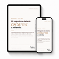 Mi negocio no debería costarme a mi familia — portada