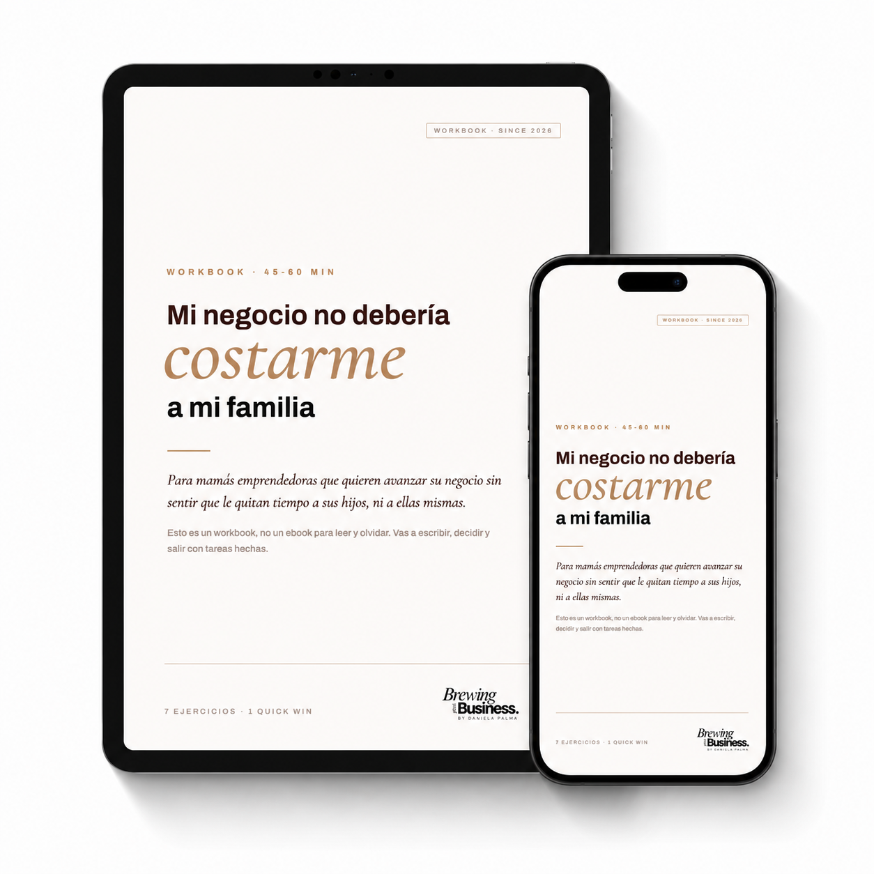 Mi negocio no debería costarme a mi familia — portada